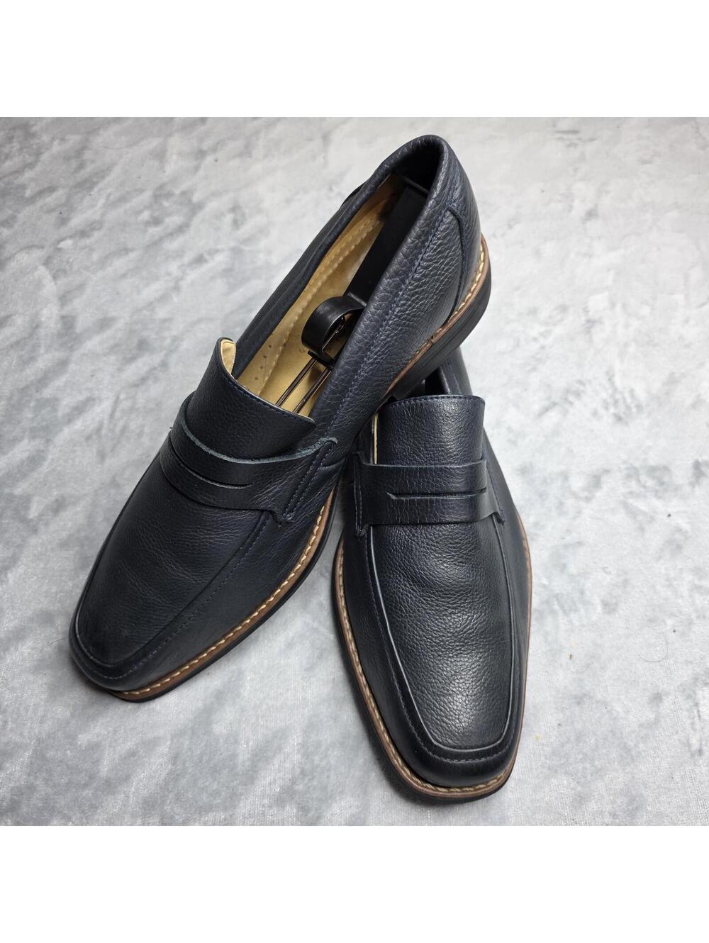 Sandro Moscoloni 17602 Mens Strap / Venetian Loafer Leather Sz 9.5D
